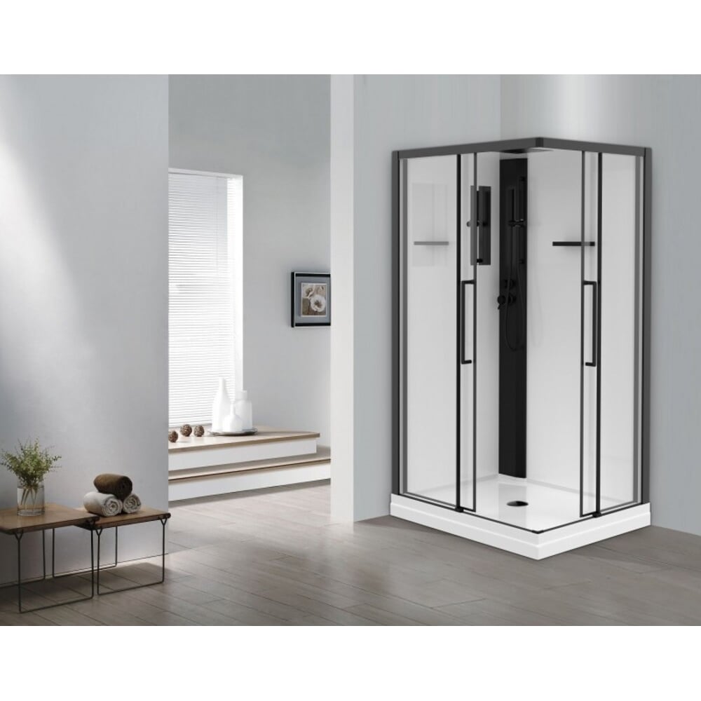 Изображение товара Душевая кабина Esbano ESM-108 CKR правый прямоугольная акрил стекло