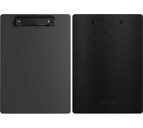 Изображение товара Планшет BERLINGO Steel&Style с зажимом A5+, 2500 мкм, пластик полифом, черный PPf_94011