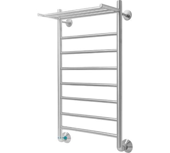 Изображение товара Полотенцесушитель ТЕРМОДИЗАЙН нерж. TP (лесенка с полкой) W=500, H=1200 (7 перекладин) 1/2в.р. TDTP007