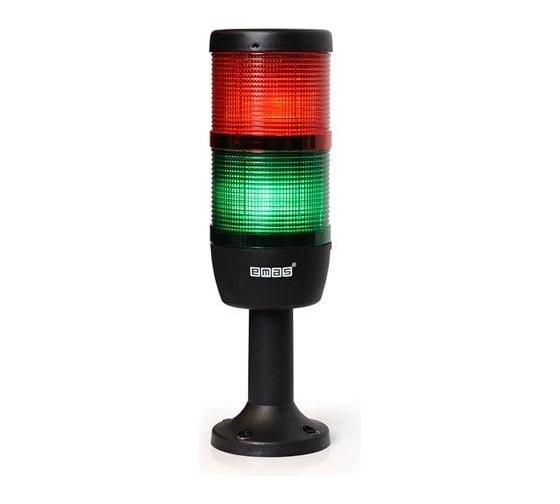 Изображение товара Сигнальная колонна Emas 70 мм, красная, зеленая 220 В, светодиод LED IK72L220XM01