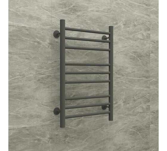 Изображение товара Полотенцесушитель ТЕРМОДИЗАЙН стальн. V Steel (лесенка) W=500, H=1000 (15 перекладин) 1/2в.р. граф.TDVSt004G