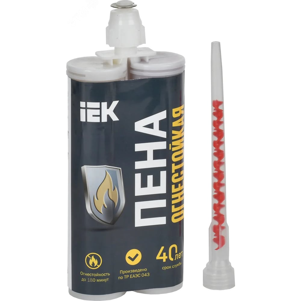Изображение товара Пена огнестойкая IEK ИНЗАПЕН-П 380 мл картридж CPO12-3-380