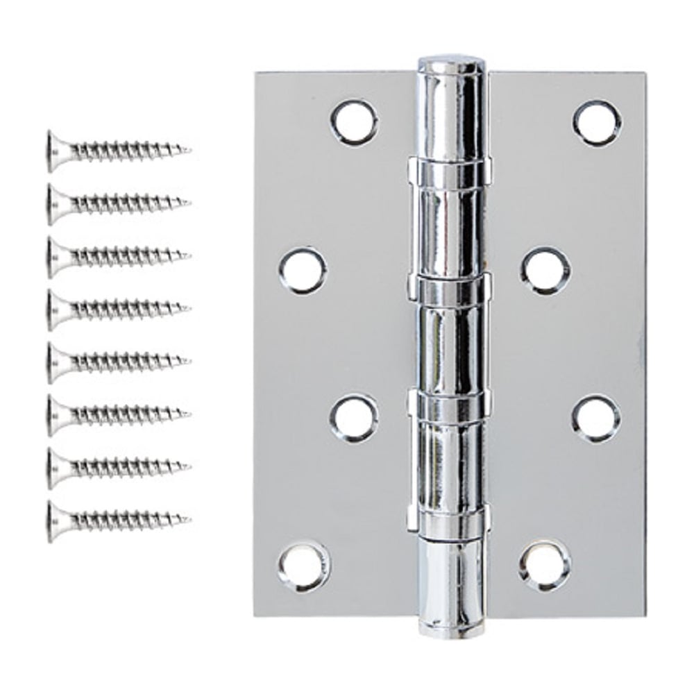 Изображение товара Петля врезная Code Deco 100 на 70 мм с гальваническим покрытием и универсальным открыванием