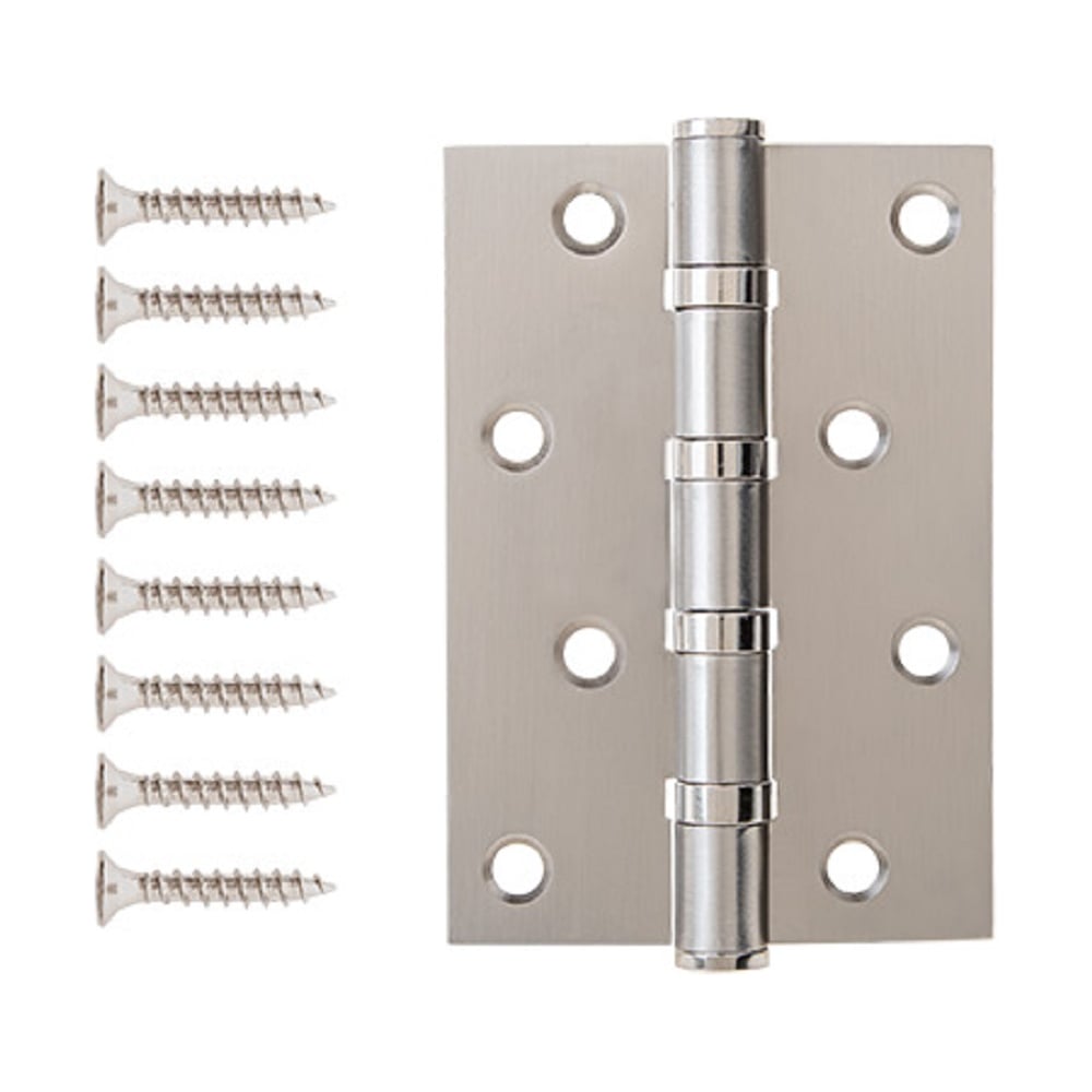 Изображение товара Петля врезная Code Deco 100*70*2,5-B4-NISM для дверей из стали с универсальным открыванием