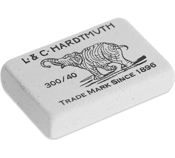 Изображение товара Ластик ОФИСМАГ KOH-I-NOOR Слон 300/40, ВЫГОДНЫЙ КОМПЛЕКТ 48 штук, 35,5x23x8 мм, белый, натуральный каучук, 880494