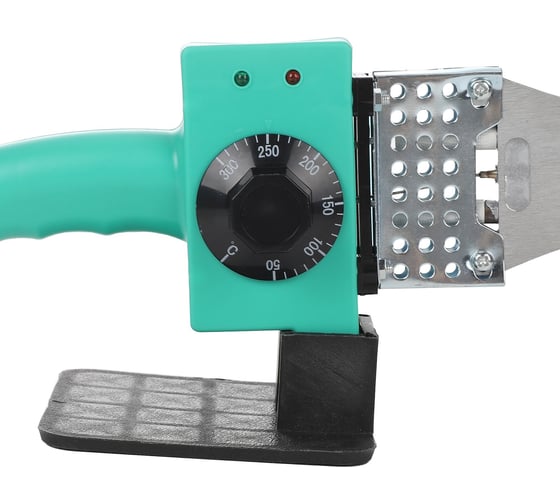 Изображение товара Паяльник для ПВХ труб TRUSTFIELD электрический (500Вт, 0-300, насадки 20,25,32мм, подставка) ETWM-32