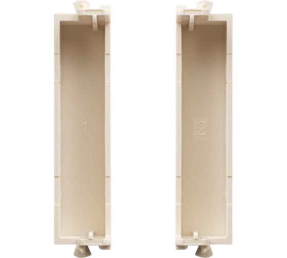 Изображение товара Комплект модульных заглушек DKC Avanti Ванильная дымка, 0,5 модуля, 2 штуки, 1 шт 4405995