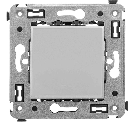 Изображение товара Кнопка одноклавишная в стену DKC, Avanti, Закаленная сталь 1 ШТ 4404153