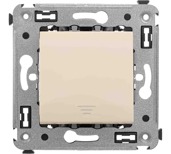 Изображение товара Кнопка одноклавишная в стену DKC, Avanti, Ванильная дымка 1 ШТ 4405153