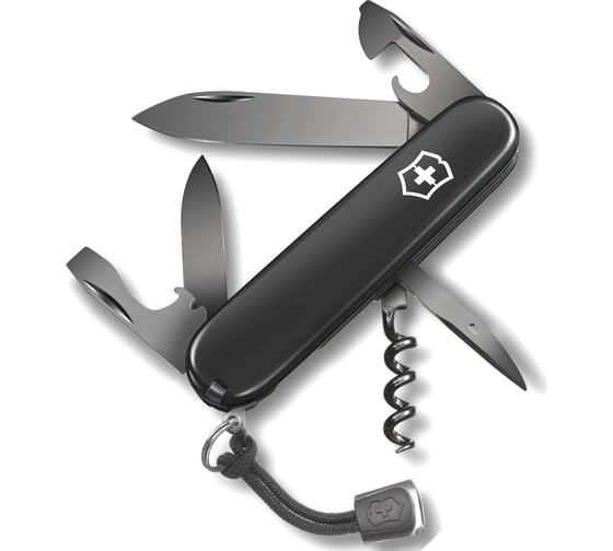Изображение товара Нож Victorinox Spartan, 91 мм, 12 функций, черный 1.3603.31P