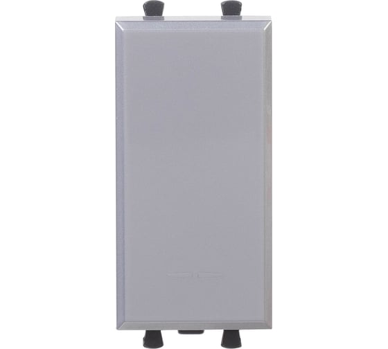 Изображение товара Переключатель DKC модульный, Avanti, Закаленная сталь, 1 модуль 1 ШТ 4404111