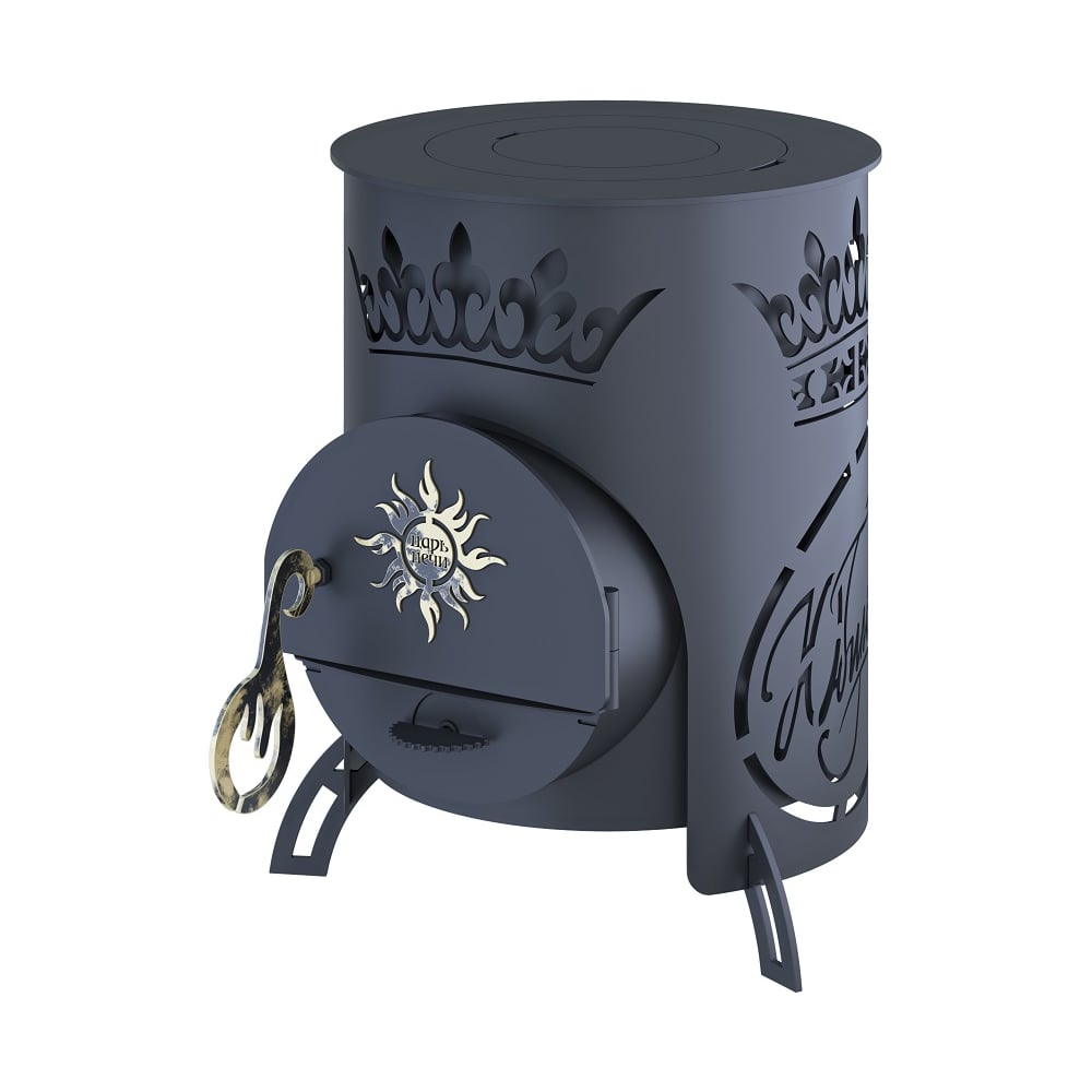 Изображение товара Отопительная печь Царь Печи Марфа (8мм) черная