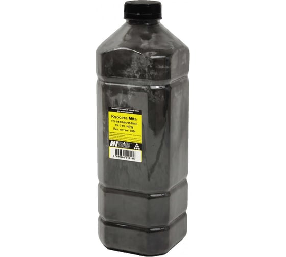 Изображение товара Тонер Hi-Black для Kyocera FS-9130dn/9530dn TK-710, Bk, 600 г, канистра HB-KY-TK710-Bk-600G