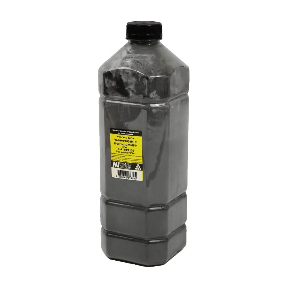 Изображение товара Тонер Hi-Black для Kyocera TK-1110/1120, 900 г канистра черный