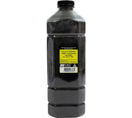 Изображение товара Тонер Hi-Black с носителем для KYOCERA TASKalfa 3500i TK-6305, 700 г, канистра HB-KY-TK6305-Bk-WC-700G