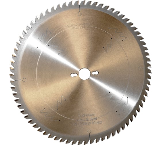 Изображение товара Диск пильный Dorigo 350x3.5/2.5x30 10 15 PH2 Z=72 LU3503530F72