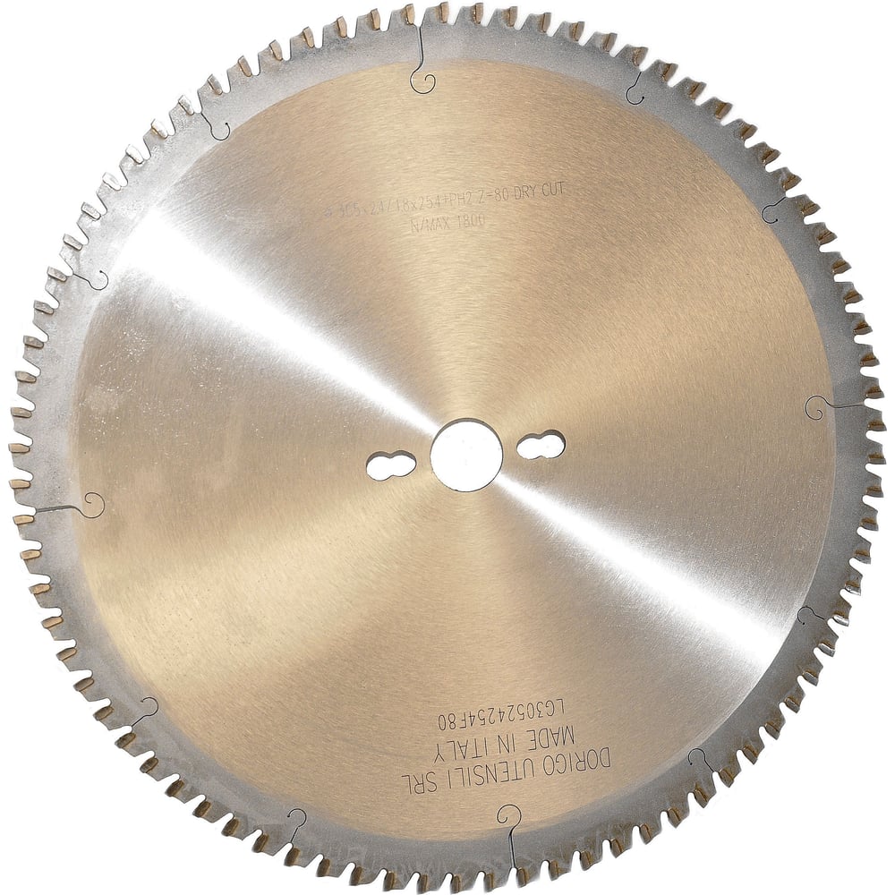 Изображение товара Диск пильный Dorigo для обработки стали 305x2.4/1.8x25.4+PH2 0 Z=80 LG30524254F80