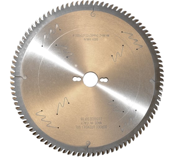 Изображение товара Диск пильный Dorigo 300x3.2/2.2x30 5 15 Z=96 LU3003230F96