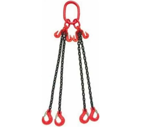 Изображение товара Строп цепной четырехветвевой GPR 4СЦ 6,7тн/5м с УК 4631171101485