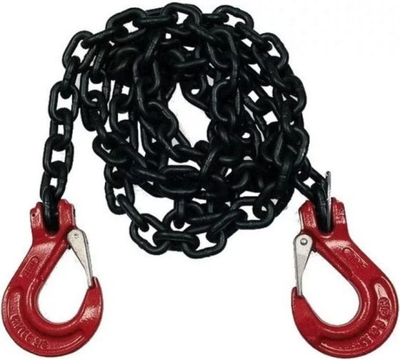 Изображение товара Крепежная цепь GPR ООО "Грузоподъемные решения" с крюками Цкр 6 мм, 2.24 т, 3 м 4631171101898