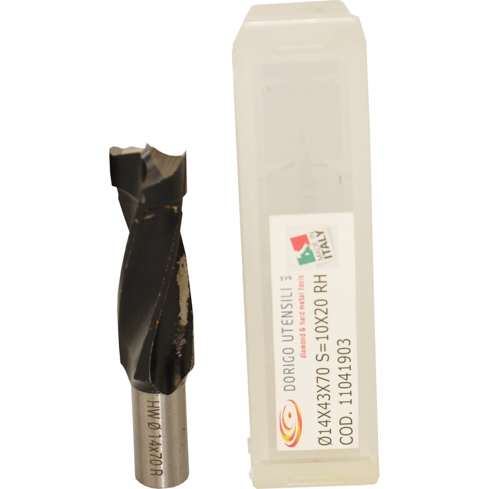 Изображение товара Сверло для глухих отверстий Dorigo HW Ø14x50x85 S=Ø10 Z=2 RH 50C.140.R