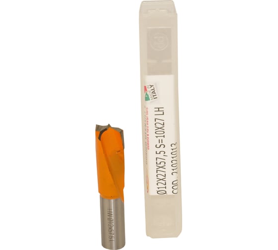 Изображение товара Сверло для глухих отверстий Dorigo HW Ø12x27x57.5 S=Ø10x27 Z=2 LH 21021013