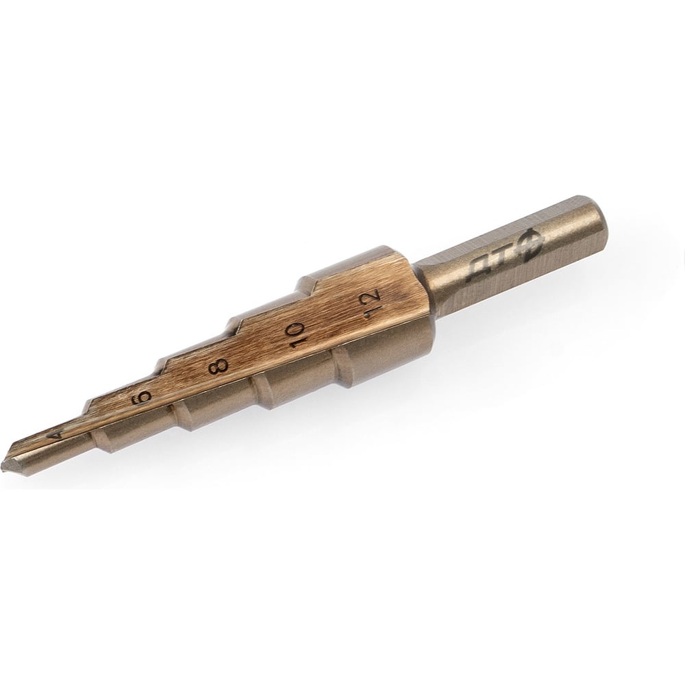 Изображение товара Сверло ступенчатое металлообрабатывающее 4-12 мм Дело Техники 216123