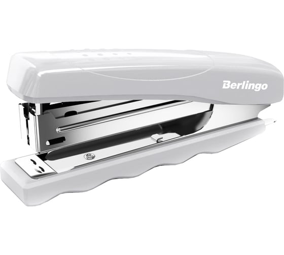 Изображение товара Степлер BERLINGO Comfort №10 до 16 листов, пластиковый корпус, серый DSn_16361