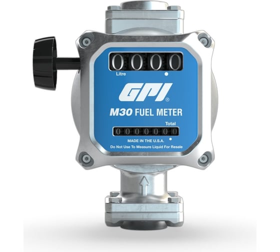 Изображение товара Механический счетчик GPI M30-L8B для бензина, ДТ, керосина, масла, 114 л/мин 165100-06