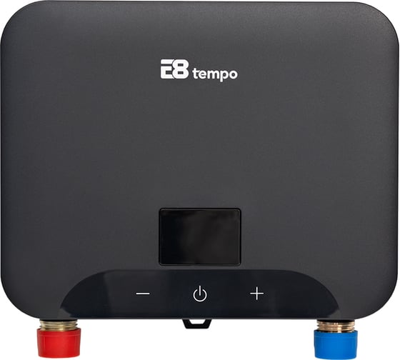 Изображение товара Проточный электрический водонагреватель Е8tempo KLE60 (Темно серый пластик) E8KLE60G