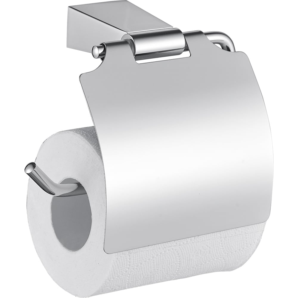 Изображение товара Держатель для туалетной бумаги SHEVANIK SG5705 хром настенный с крышкой