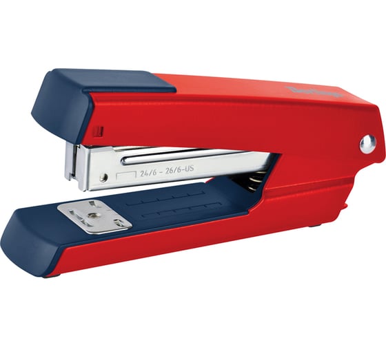 Изображение товара Степлер BERLINGO Power TX №24/6, 26/6 до 30 листов, металлический корпус, красный KSn_30224