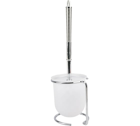 Изображение товара Туалетная щетка Рыжий кот B1074 хромметалл, пластик на подставке 312072