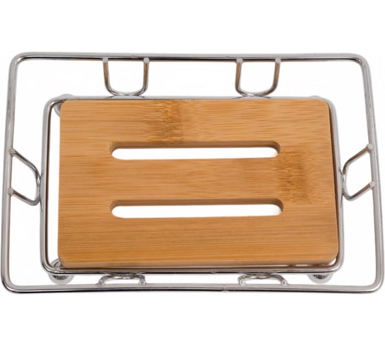 Изображение товара Мыльница Рыжий кот BAMBOO-01 на ножках 124x83x32 см 101243