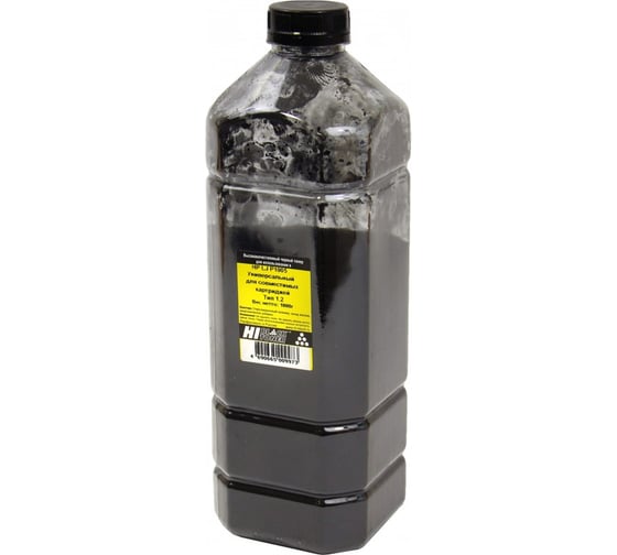 Изображение товара Тонер универсальный Hi-Black для HP LJ P1005 для совместимых картриджей, Тип 1.2, Bk, 1 кг, канистра HB-HP-Univ-T1.2-Bk-1000G