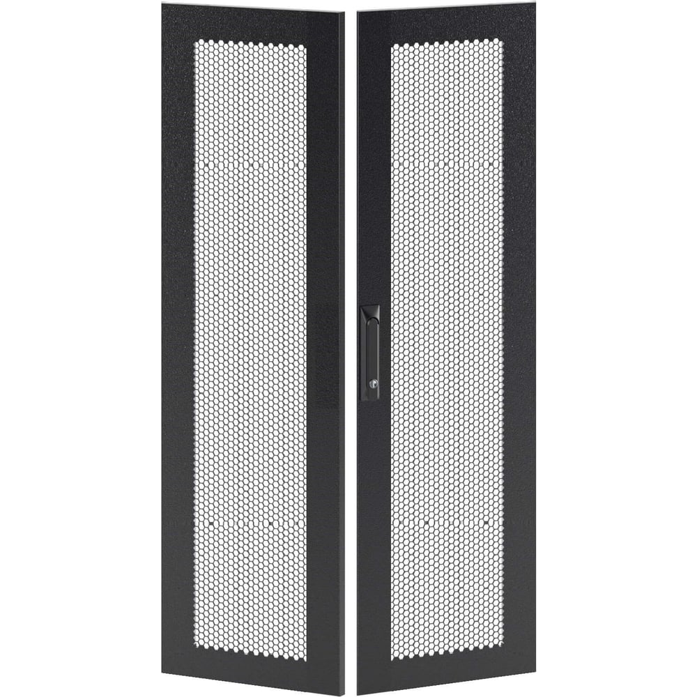 Изображение товара Дверь перфорированная двухстворчатая для IT 2200x600 RAL9005 DKC