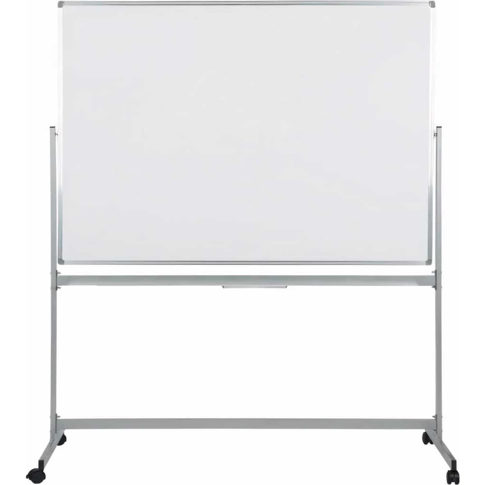 Изображение товара Поворотная магнитно-маркерная доска BoardSYS 100х120 см, горизонтальная, в алюминиевом профиле 30ПО-120Ф