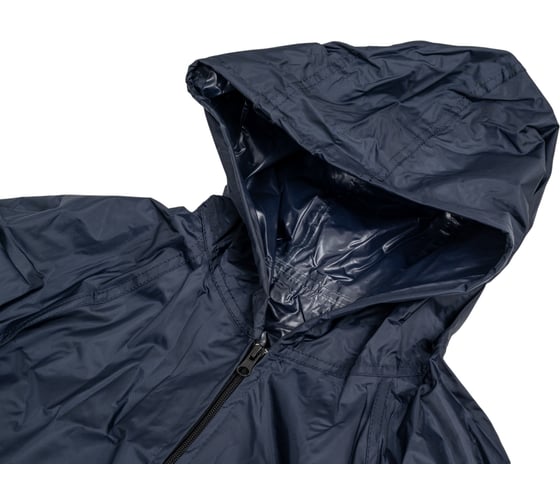 Изображение товара Плащ Костромская Текстильная Компания Стандарт тафета пвх застежка молния синий, 2XL (112-116), 182-188 4680642111676