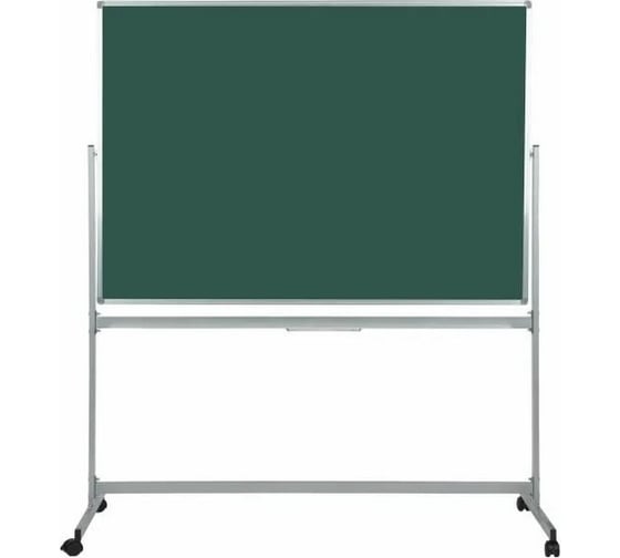Изображение товара Поворотная магнитно-меловая доска BoardSYS 100х120 см, горизонтальная, в алюминиевом профиле 30ПО-120М
