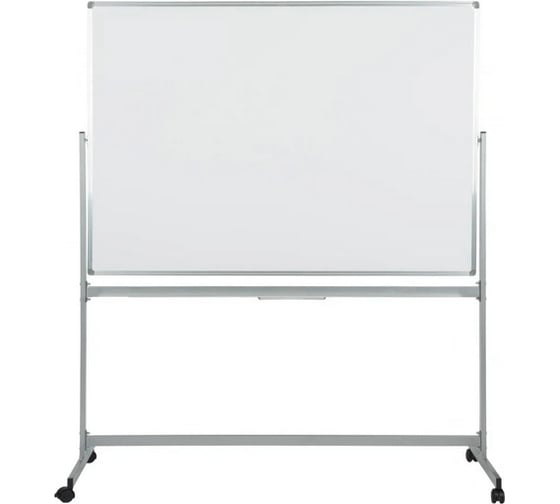 Изображение товара Поворотная магнитно-маркерная доска BoardSYS 100х150 см, горизонтальная, в алюминиевом профиле 30ПО-150Ф