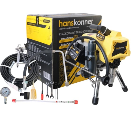 Изображение товара Краскопульт электрический безвоздушный Hanskonner HSG9665V