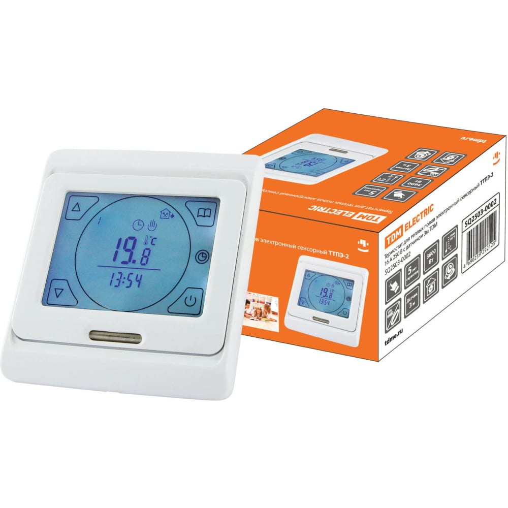 Электронный термостат для теплых полов TDM электронный термостат для теплых полов tdm
