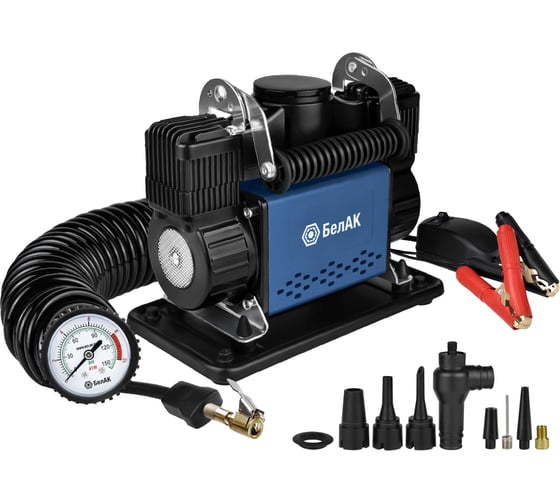 Изображение товара Компрессор автомобильный двухпоршневой БелАК Х-СЕРИЯ 12V 80 л/мин БАК.99351