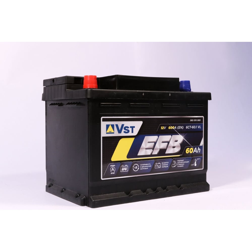Изображение товара Аккумулятор VST EFB 6СТ-60.1 60Ач 600А
