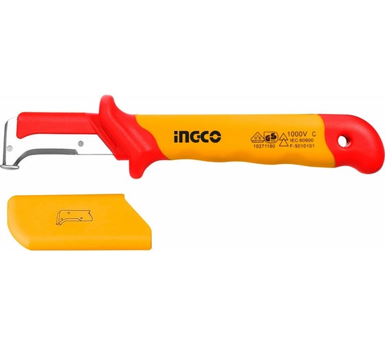 Изображение товара Диэлектрический нож электрика INGCO 185х50 мм HIDCK1851
