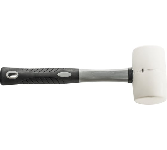 Изображение товара Молоток HARDY резиновый, 55 мм, ручка 2К, белый 2028-900055