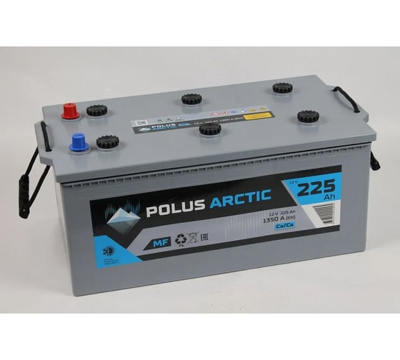 Изображение товара Аккумулятор POLUS ARCTIC 6СТ-225MF евро.конус PA225mf