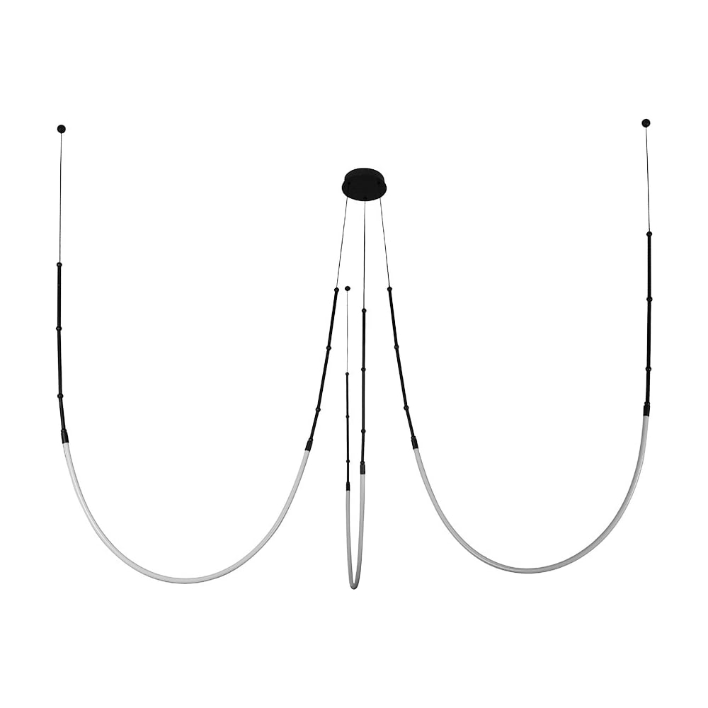 Изображение товара Подвесная люстра ARTE LAMP KLIMT A2850SP-38BK с черной арматурой