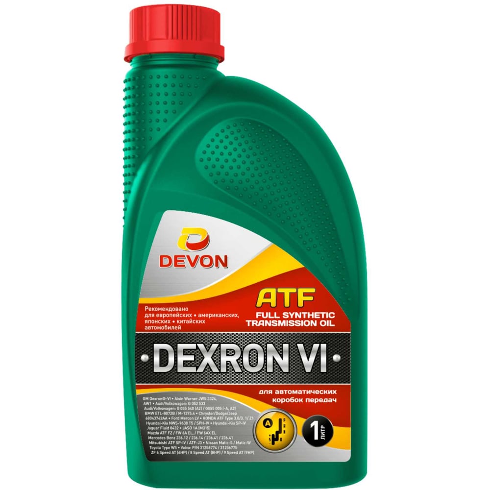 Изображение товара Масло DEVON ATF Dexron VI, канистра 1 л 338664169