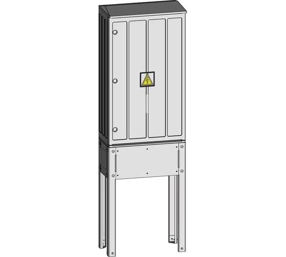 Изображение товара Корпус композитный (полиэстер) ЭНЕРГОПЛАСТ ЭПШП (Ф) 60x105x30 с фундаментом грунтовым Б6010530-01ФГ